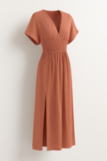 Zomerjurk Hoge Taille Losse Pasvorm Maxi – Tara