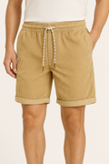 Corduroy Heren Shorts Zomercomfort met Klassieke Look – Darvello