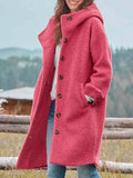 Warme Hoodie met Cape en Comfortabele Pasvorm - Roos