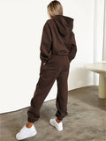 Comfortabele Hoodie en Joggingbroek Set voor Casual Dagen – Anneliese