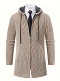 Fleece Gevoerde Herenjas met Capuchon – Arvento