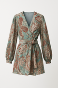 Zomerjurk met retro print en taille-accent – Elvira