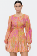 Zomerjurk met retro print en taille-accent – Elvira