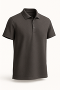 Heren Airflow Effen Kleur Gebreid Polo Shirt – Mark