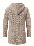 Fleece Gevoerde Herenjas met Capuchon – Arvento