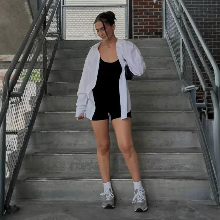 Jumpsuit Zachte Stof Aansluitend Comfort Fit – Koala