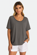Comfortabel casual dames T-shirt met losse pasvorm – Elise