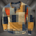 Warme herentrui met geometrische print voor winter – Martijn