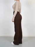 Dames wijde pantalon elegant comfortabel en tijdloos design – Nayira
