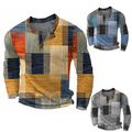 Warme herentrui met geometrische print voor winter – Martijn