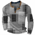Warme herentrui met geometrische print voor winter – Martijn