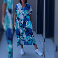 Elegante bloemenjurk met vrouwelijke pasvorm – Emma