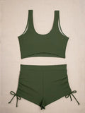 Stretchy Bikiniset met Tie-Side Shorts en Elegante Fit – Elvarine