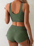 Stretchy Bikiniset met Tie-Side Shorts en Elegante Fit – Elvarine