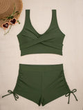 Stretchy Bikiniset met Tie-Side Shorts en Elegante Fit – Elvarine
