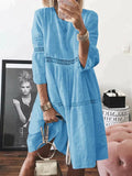 Boho borduurjurk met elegante pasvorm – Kayla