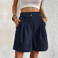 Dames cargo shorts met zakken en vintage look – Tess