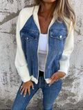 Dames denim jasje lichtgewicht comfortabel en tijdloos – Virella