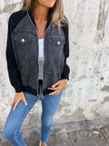Dames denim jasje lichtgewicht comfortabel en tijdloos – Virella