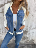 Dames denim jasje lichtgewicht comfortabel en tijdloos – Virella