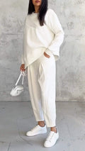 Casual elegante lente outfit voor dames – Maureen