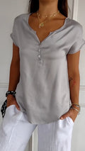 Elegante V-hals Blouse voor Dames – Sophie