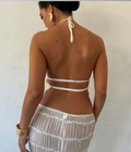 Tweedeilige Mini Jurk met Knoopsluiting en Korte Mouwen – Olivia