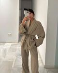 Linnen kimono set dames voor lente en zomer – Mila