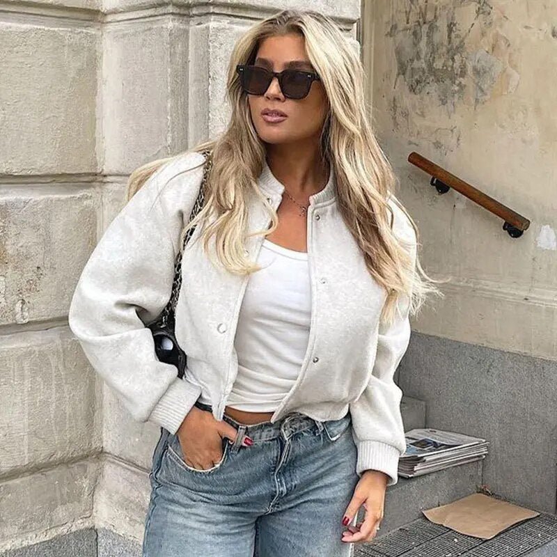 Casual kort bomberjack dames – Emma