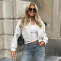 Casual kort bomberjack dames – Emma