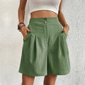 Dames cargo shorts met zakken en vintage look – Tess