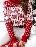 Coltrui met Sneeuwvlokpatroon - Carmel