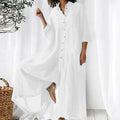 Linnen dames jumpsuit oversized luchtig stijlvol – Ruvina