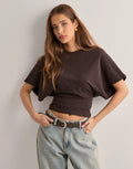 Dames top met taille-accent en moderne pasvorm – Elvira
