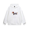 Geborduurde winter hoodie met hondje – Cozy Pup