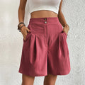 Dames cargo shorts met zakken en vintage look – Tess