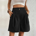 Dames cargo shorts met zakken en vintage look – Tess