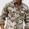 Camouflage Overhemd Heren met Kraag en Zak – Hunter