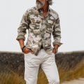 Camouflage Overhemd Heren met Kraag en Zak – Hunter