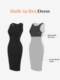 Comfortabele Midi Jurk Met Ondersteuning – Jade