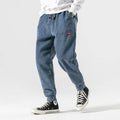 Heren corduroy joggers met zachte pasvorm – Elias