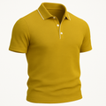 Heren Poloshirt van Ademend Katoen met Tijdloos Design – Levaro