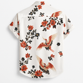 Heren Ontspannen Flight of Flowers Polo met Korte Mouwen – Ohana
