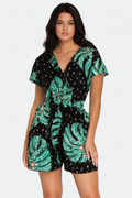 Botanical Romper met Tropische Print voor Dames – Caro