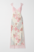 Zomerjurk Midi Kantdetail Flatterend Silhouet – Cupido