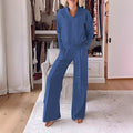 Dames Trainingspak Stijlvol Comfort V-Hals Set – Elvarra