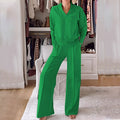 Dames Trainingspak Stijlvol Comfort V-Hals Set – Elvarra