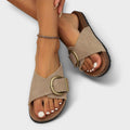 Ergonomische dames sandalen met verstelbare gesp – Nolia