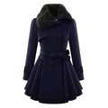 Trenchcoat met luxe nepkraag voor dames – Camille