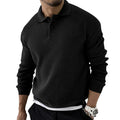 Comfortabele en stijlvolle lange mouwen polo – Florian